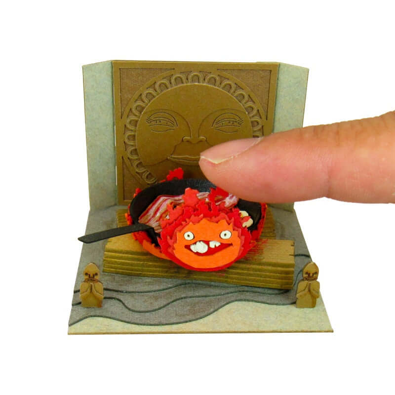 Studio Ghibli Paper Products Miniature Studio Ghibli Howl's Moving Castle: Calcifer Cooking