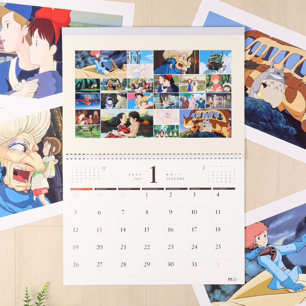 Studio Ghibli Studio Ghibli 23-Film Iconic Scene Calendar 2025