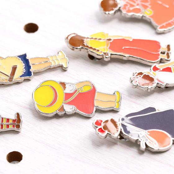 Studio Ghibli Studio Ghibli Heroine Back View Pins Collection [Donguri Closet Exclusive]