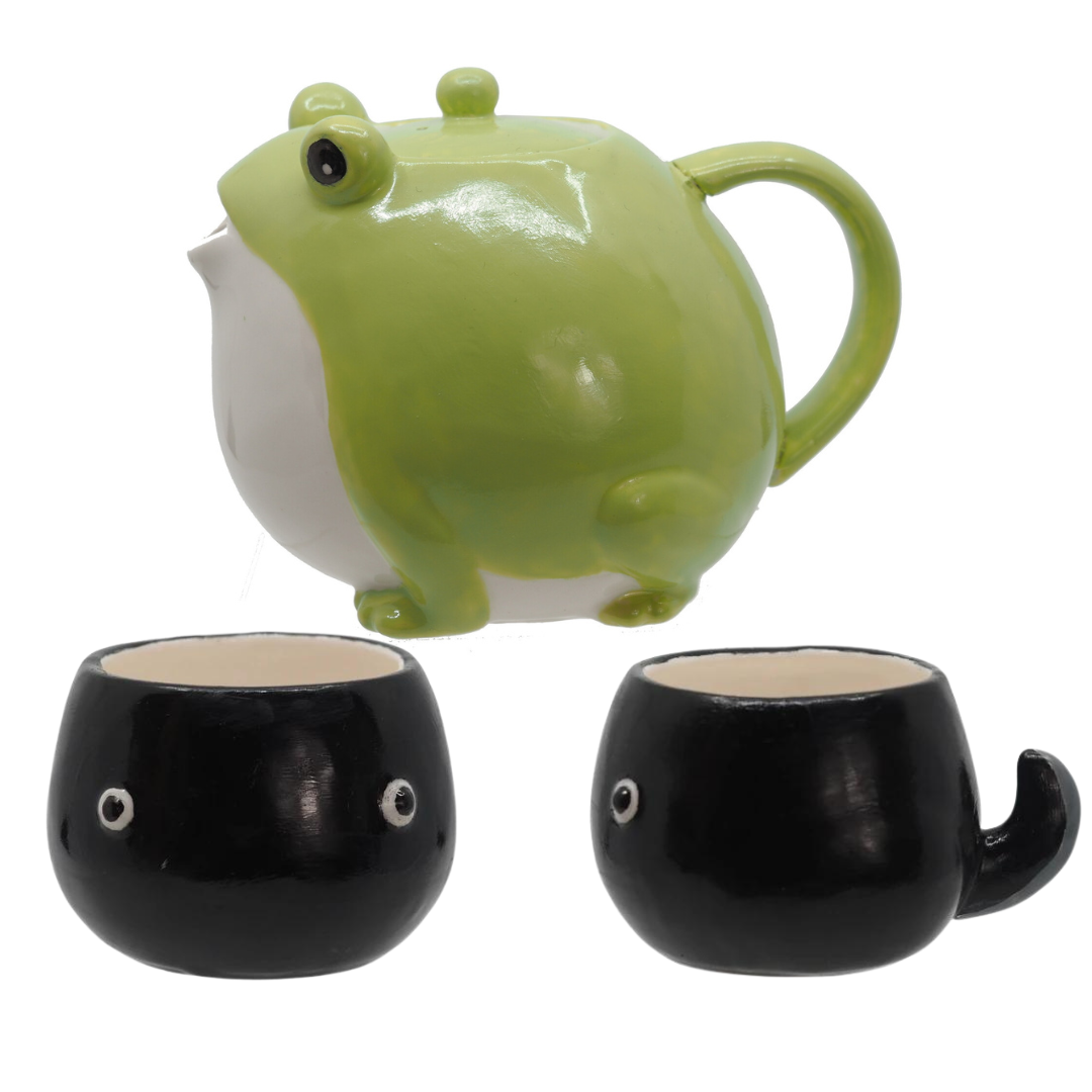 Frog and Tadpole Tea Set