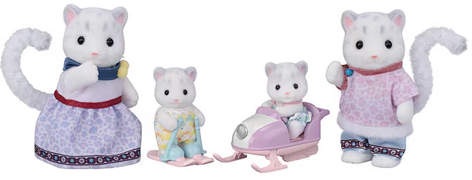 Sylvanian Families Action & Toy Figures Sylvanian Families Snow Leopard Family [Japanese Import]