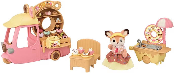 Sylvanian Families Sylvanian Families Delivered! Delicious Donut Wagon [Japan Import]