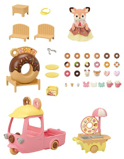 Sylvanian Families Sylvanian Families Delivered! Delicious Donut Wagon [Japan Import]