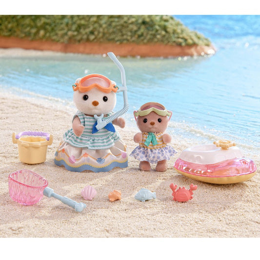 Sylvanian Families Sylvanian Families Sea Otter Siblings -Sea Play Set-