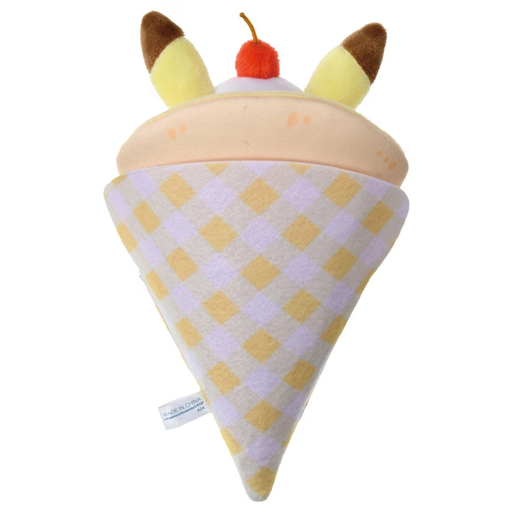 Takara Tomy Pikachu Poke Peace Kurukuru Crepe Plush