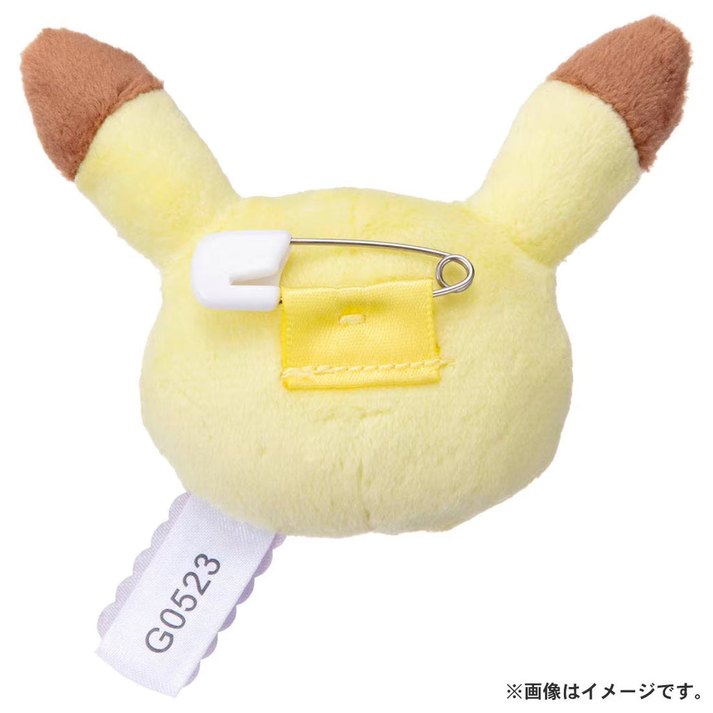 Takara Tomy Pikachu Poke Peace Stuffed Badge
