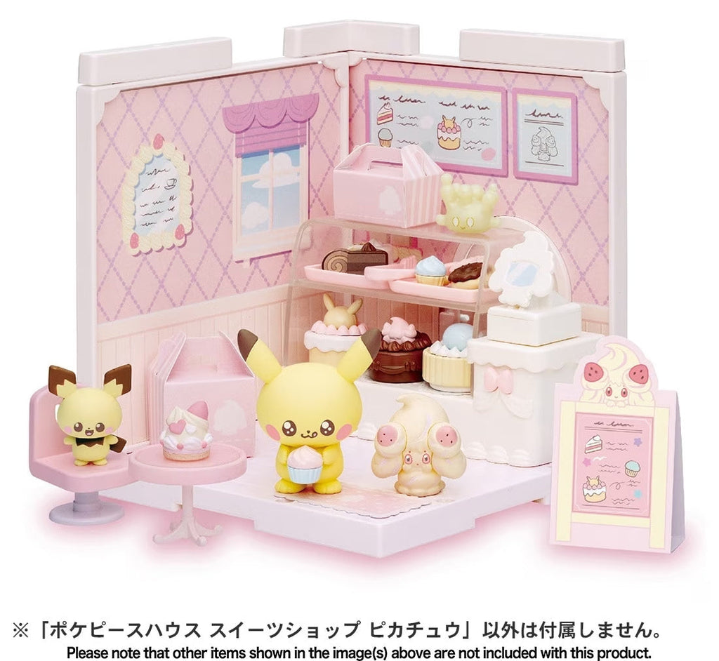 Takara Tomy Pokemon Poke Peace House Sweets Shop Pikachu