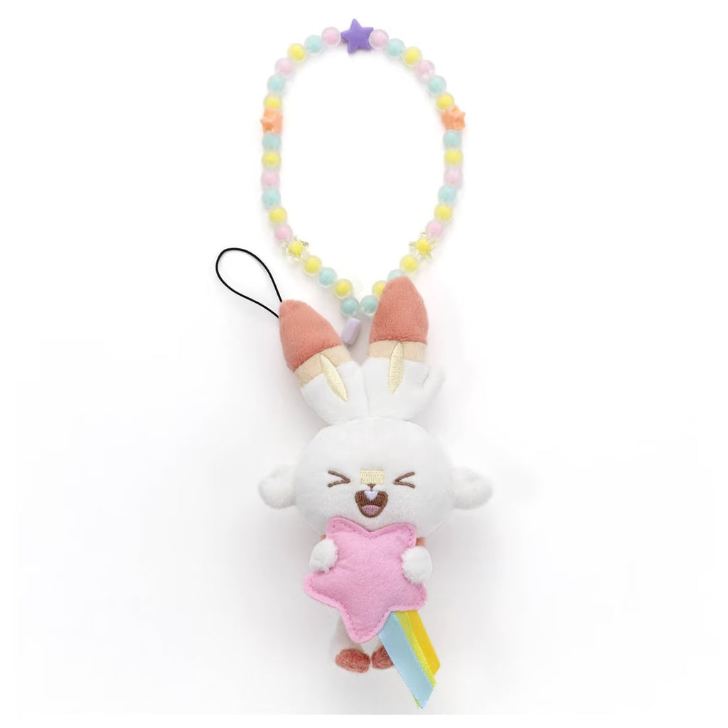 Takara Tomy Scorbunny Poke Peace Stuffed Strap