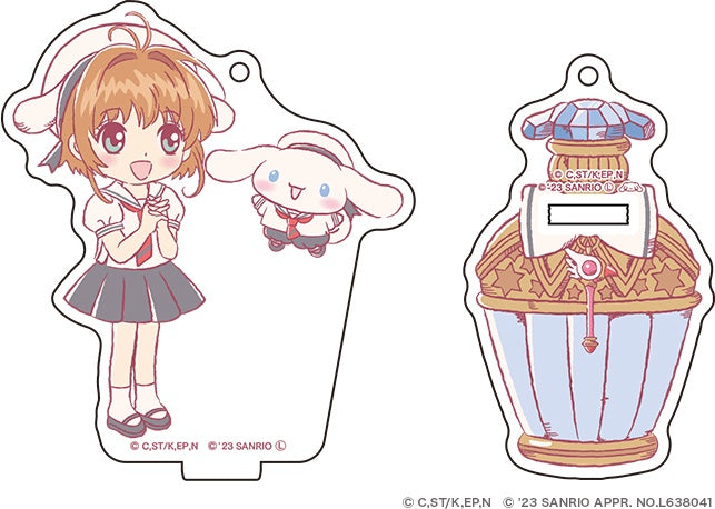 Up Fields Sakura x Cinnamoroll Acrylic Stand Keychain Perfume ver. [Cardcaptor Sakura x Sanrio Characters]