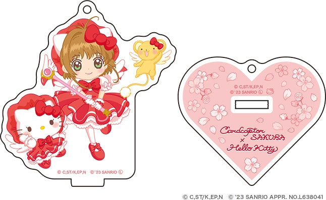 Up Fields Sakura x Hello Kitty Acrylic Stand Keychain Flower ver. [Cardcaptor Sakura x Sanrio Characters]