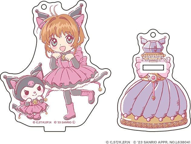 Up Fields Sakura x Kuromi Acrylic Stand Keychain Perfume ver. [Cardcaptor Sakura x Sanrio Characters]