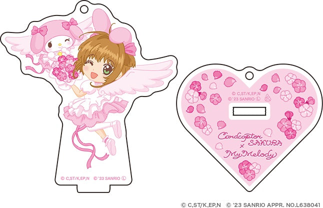 Up Fields Sakura x My Melody Acrylic Stand Keychain Flower ver. [Cardcaptor Sakura x Sanrio Characters]