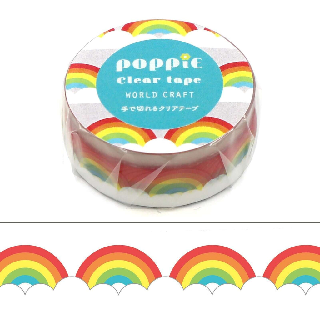 World Craft Decorative Tape Poppie Rainbow PET Tape