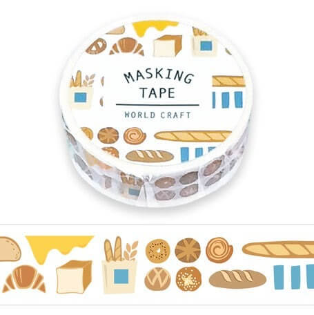 World Craft Farmers Market Bread Washi Tape