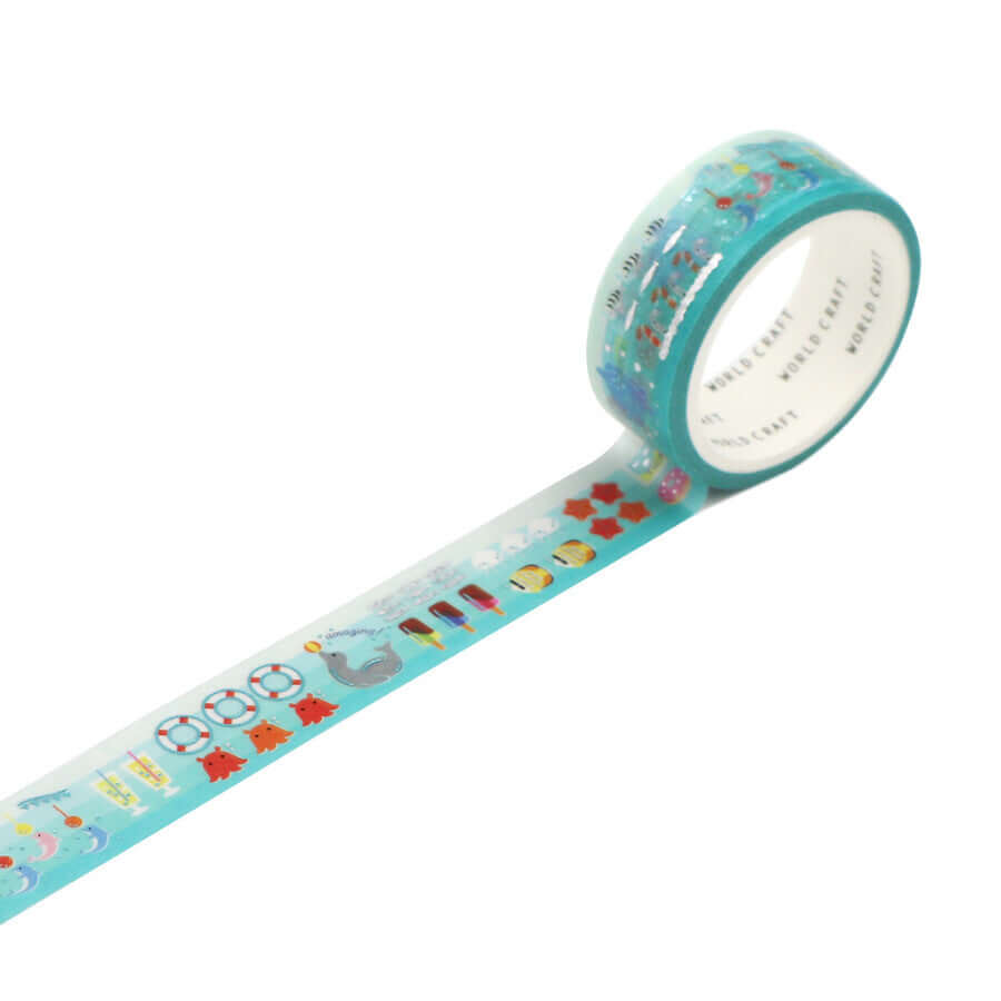 World Craft Marine Paradise Blue Washi Tape