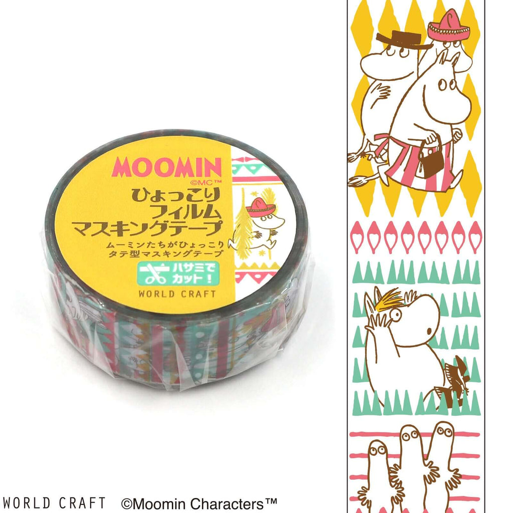 World Craft Moomin PET Clear Tape Going