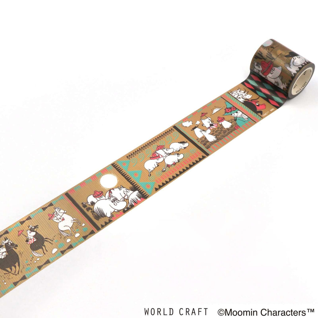 World Craft Packing Tape Moomin Characters Wide Crafting Tape Harano