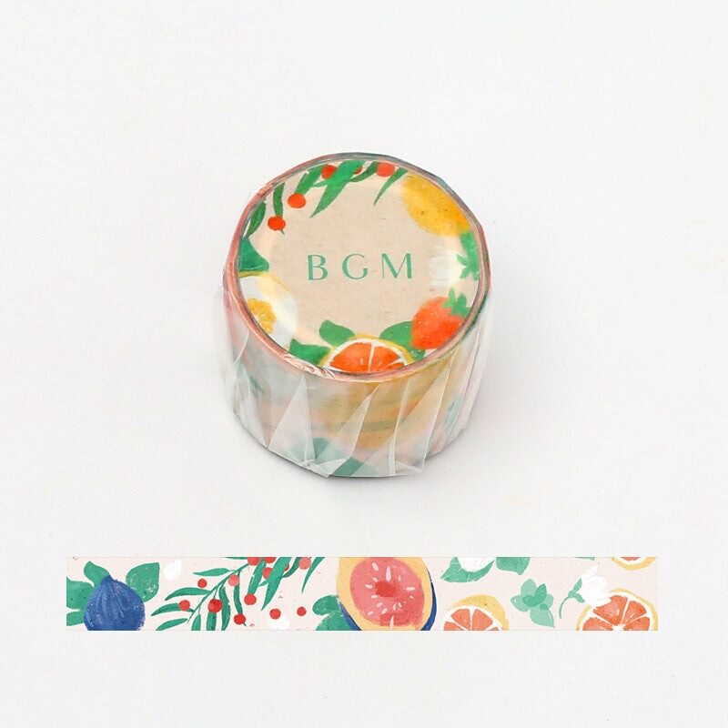 BGM Decorative Tape Fig Washi Tape