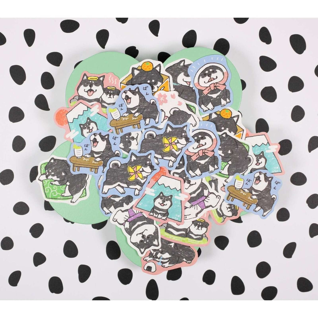 Mindwave Decorative Stickers Black Shibanban Sticker Flakes